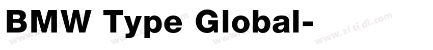 BMW Type Global字体转换
